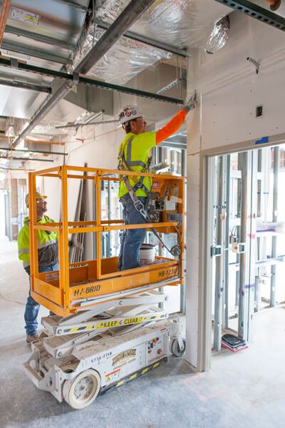 Hy-Brid Lifts Hospital Jobsite