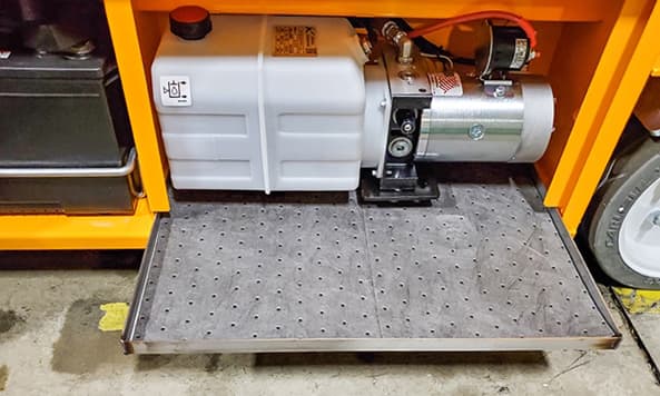 Scissor Lift FLoor Protection