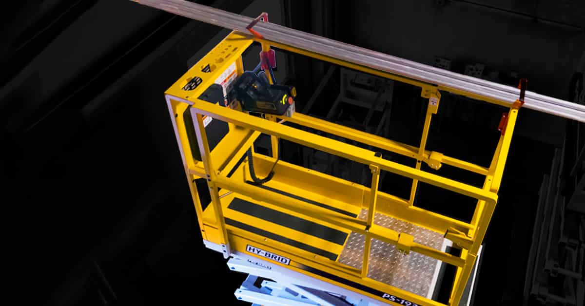 New pipe rack from Hy-Brid Lifts holds up to 150lbs and keeps workers organized