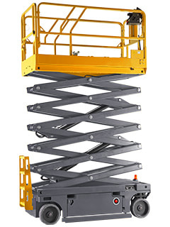 Scissor lift silhouette