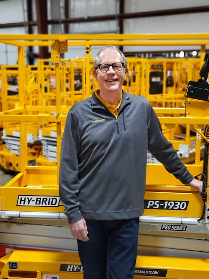 Dave Ritz brings experience and expertise to the Hy-Brid Lifts sales team