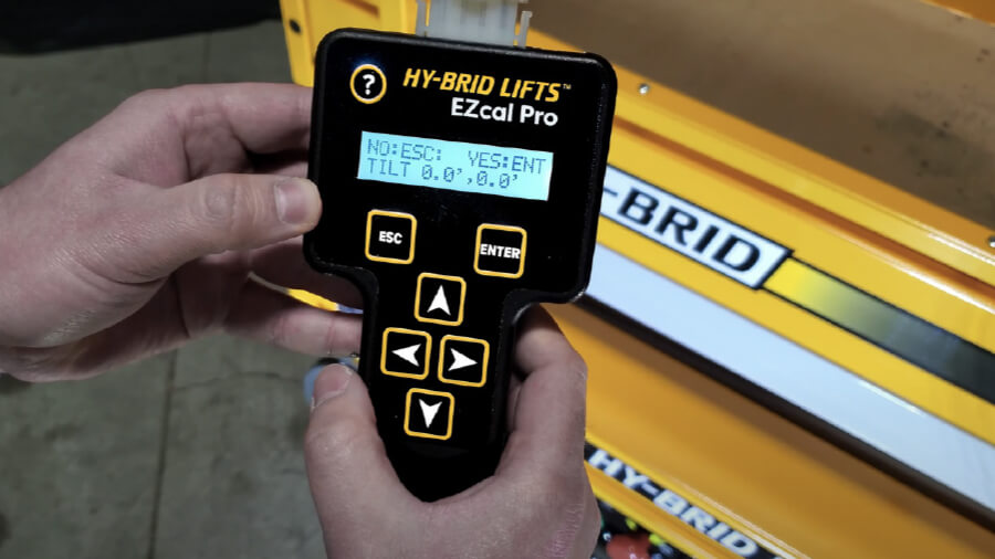 EZcal Pro in use