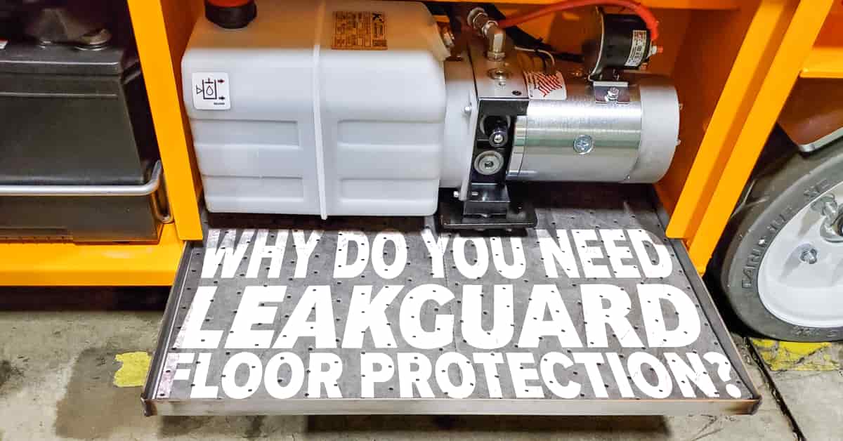 4 Reasons Why Scissor Lifts Need LeakGuard Protection