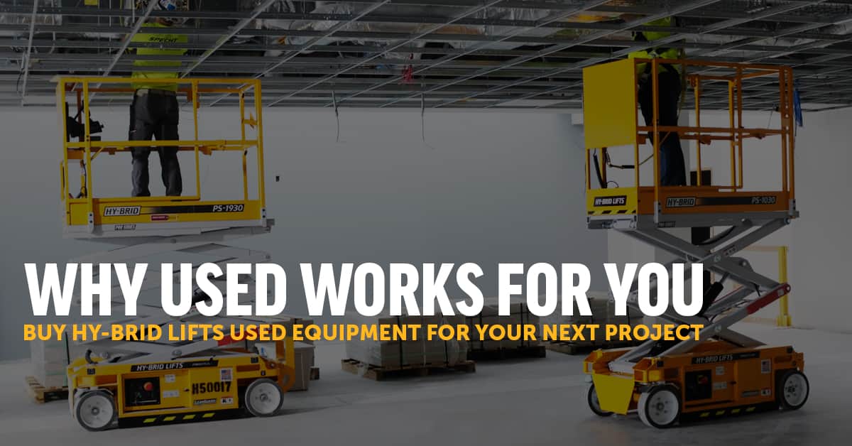 Used Scissor Lifts HyBrid Lifts