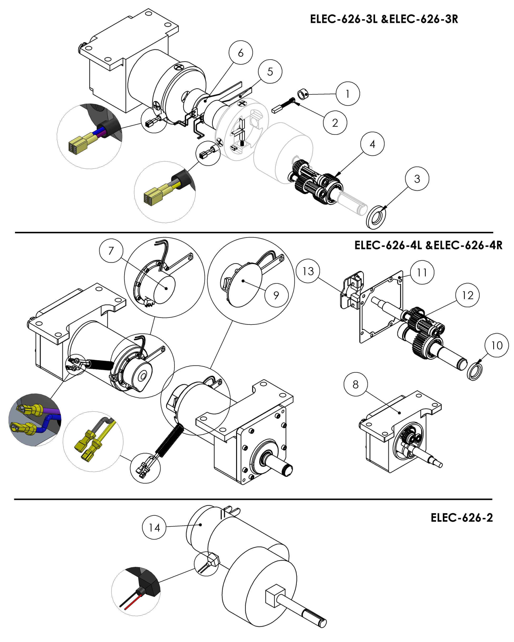 HB-1030 Base-Drive Subparts SN: C52000 C53999