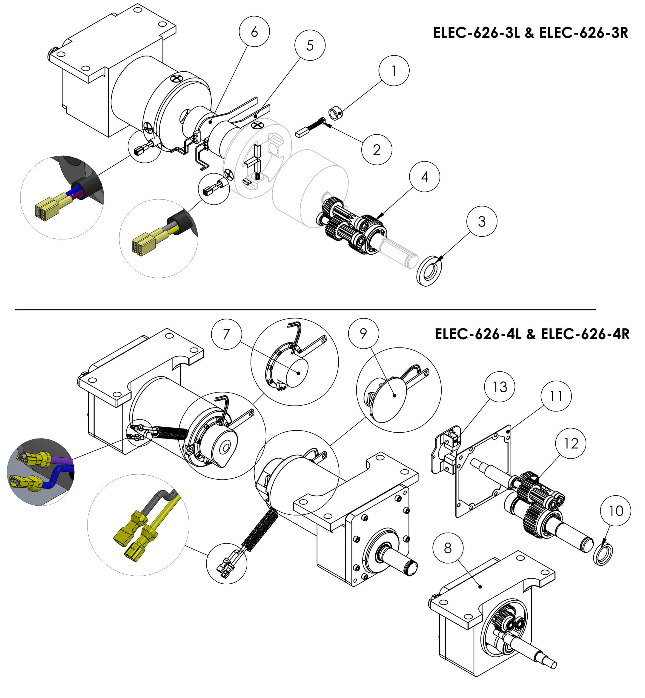 HB-1030 Base-Drive Subparts SN: D01-10010 D01-29999