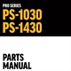 Pro Series Parts Manual