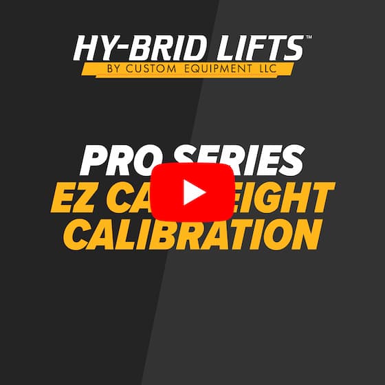 EZcal Pro Height Calibration on Pro Series Scissor Lifts