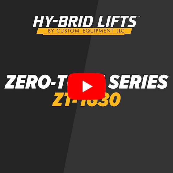 ZT1630 A92.20 ZeroTurn Scissor Lift HyBrid Lifts